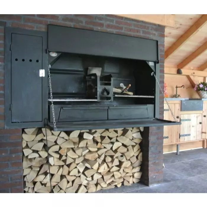 Home Fires Spit Braai with rotisserie BI1500XL