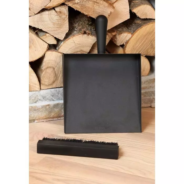 Yaheetech 5 Attrezzi Per Camino/Set Di Attrezzi Per Braciere Interno Esterno Con Attizzatoio Pinza Paletta Scopa Base In Metallo Acciaio 81cm Nero 46419239 - 8