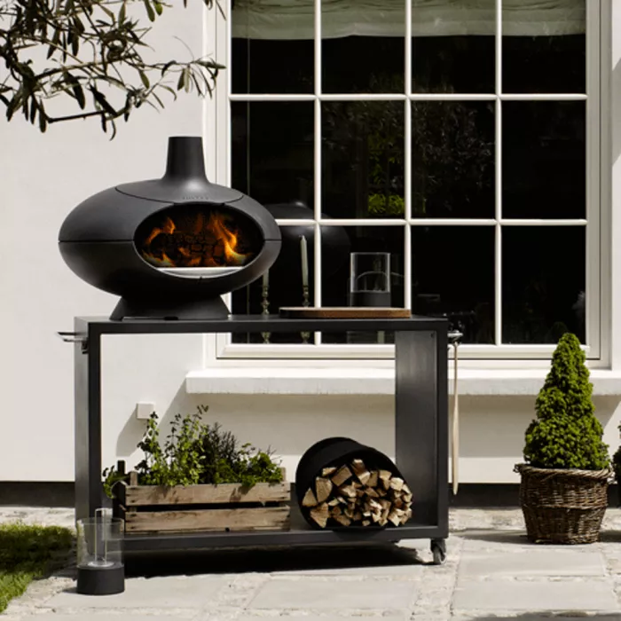 Morso Forno Garden outdoor pizza oven table 120cm