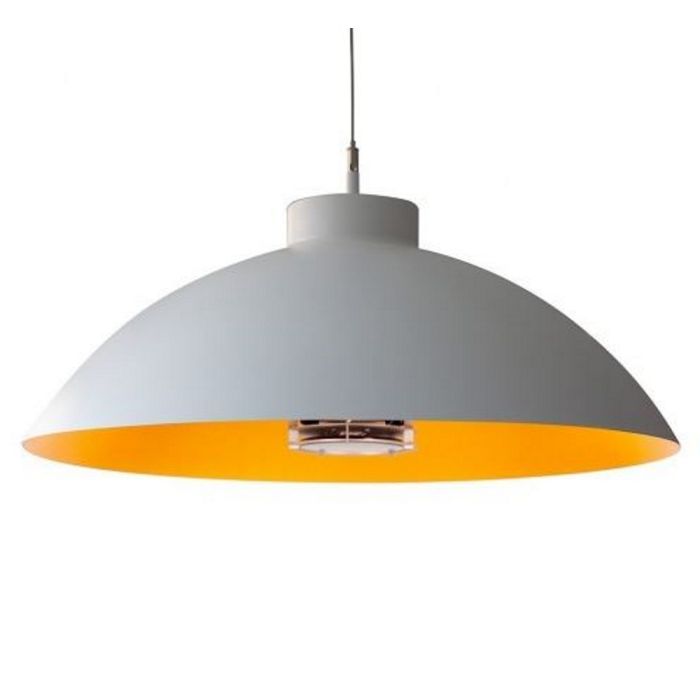 Heatsail DOME pendant electric patio heater - white - Gold
