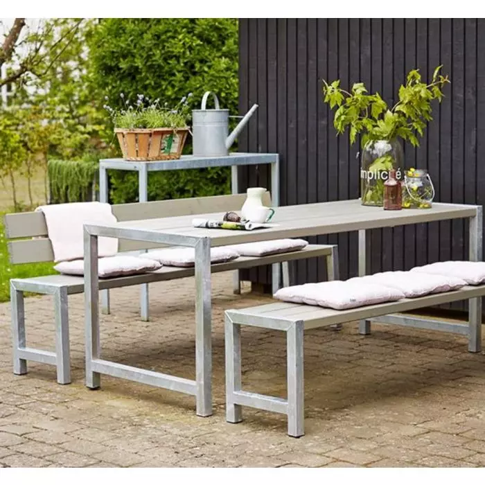 Rugleuning voor Picknickbank PLANK 166cm 