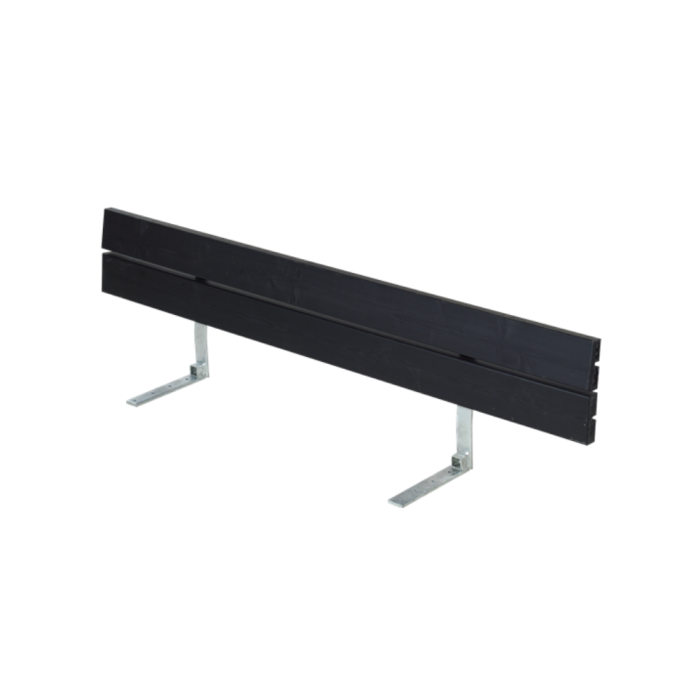 Dossier bois 166cm pour banc Plank autoclave lasure noire