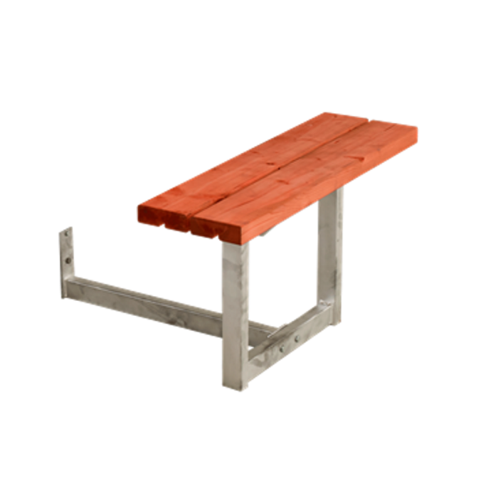 picnic table side bench teak color