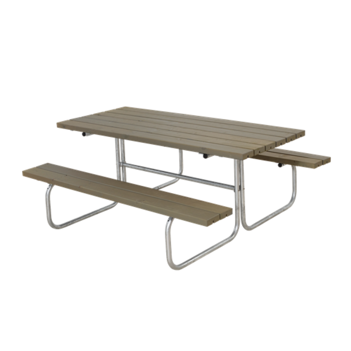 Table picnic Classic lasurée gris vert Table picnic Classic lasurée gris vert
