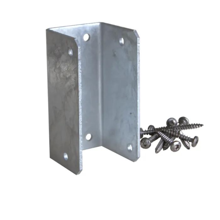 Steel mounting bracket for Deck stair stringer