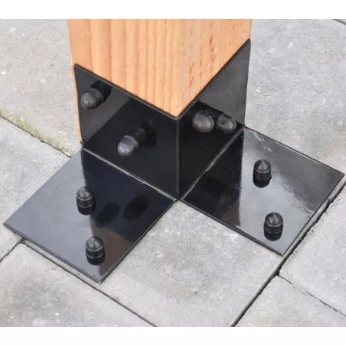 Floor bracket for pergola 145x145mm timber 15-17cm - 2 pcs Floor bracket for pergola 145x145mm timber 15-17cm - 2 pcs