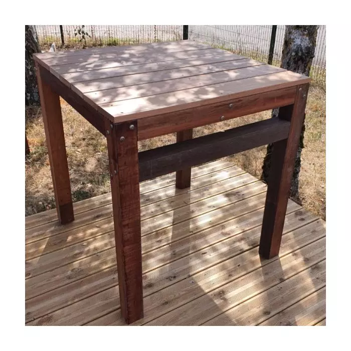 Trap bordes hardhout - H 2 treden 37cm