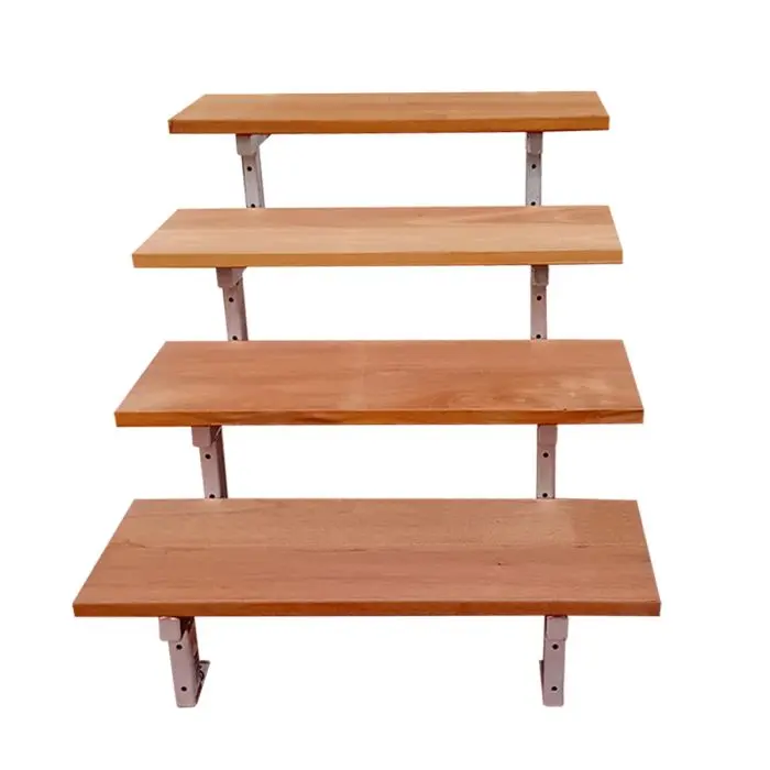 Scala in acciaio BALI, 4 gradini in legno esotico Bangkirai, Altezza 71cm e larghezza 60cm Scala in acciaio BALI, 4 gradini in legno esotico Bangkirai, Altezza 71cm e larghezza 60cm