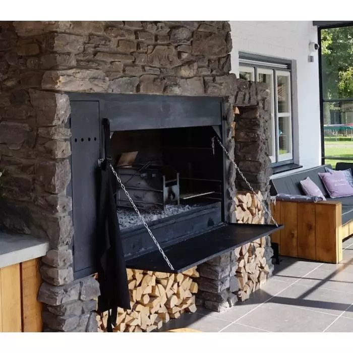 Home Fires Spit Braai with rotisserie BI1500XL