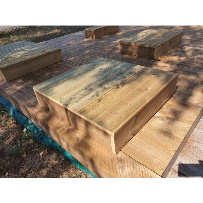Marche d'escalier modulable - 12 planches L-80cm H17cm