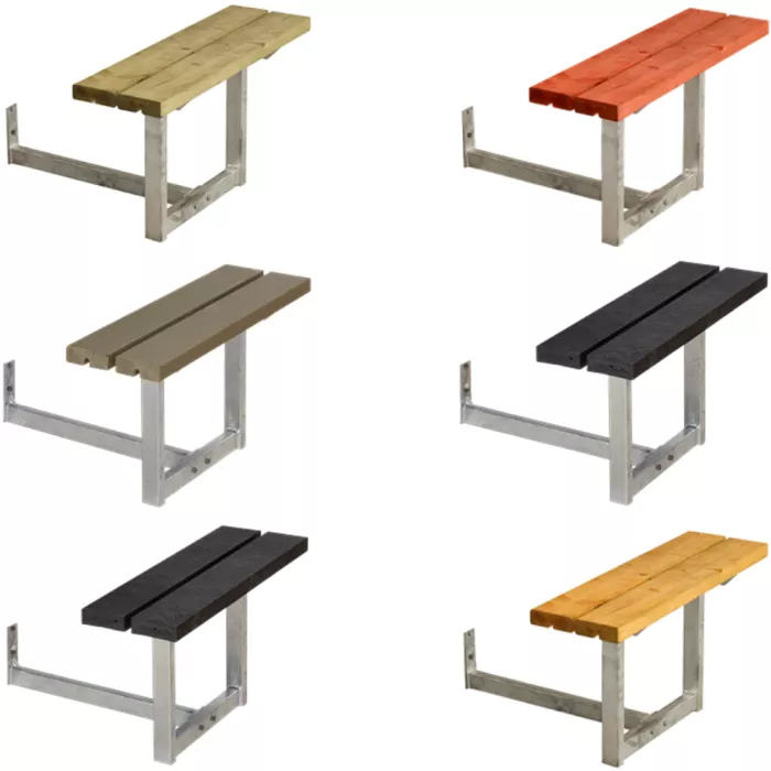 Side bench outlet table