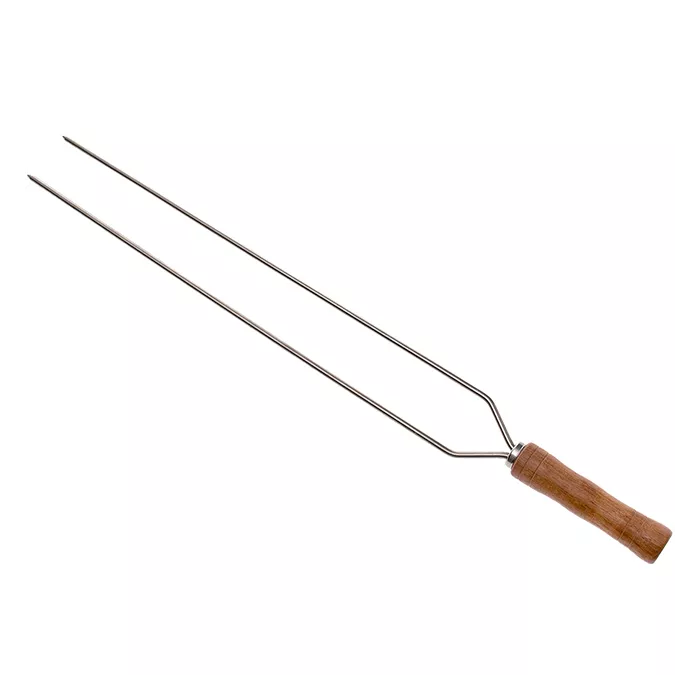 Double Prong Skewer for Braai BBQ 75cm Double Prong Skewer for Braai BBQ 75cm