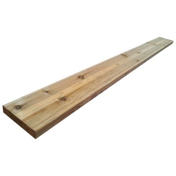 Tablero de madera exterior 160cm de longitud lados liso y ranurado