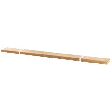 1 tuinplank geimpregneerd hout 120x28mm, lengte 120cm- Type A