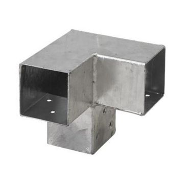 Pergola CUBIC connecteur d'angle double 7x7 cm