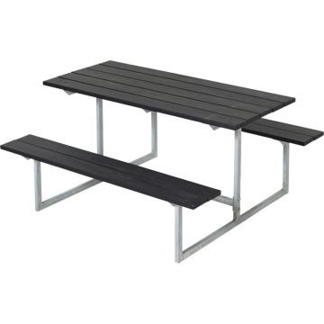 Design childrens picnic table 110x110x57cm black