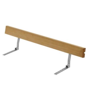 Back rest for children's picnic table - natural