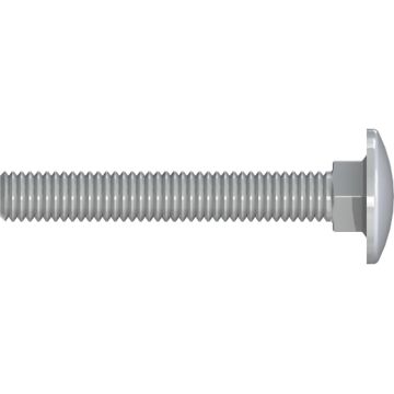 Stainless steel A2 Carriage bolt M6x80mm 100pcs