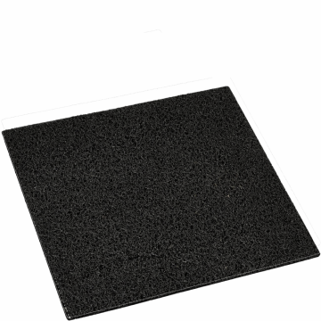 Tapis 40x40cm en caoutchouc noir