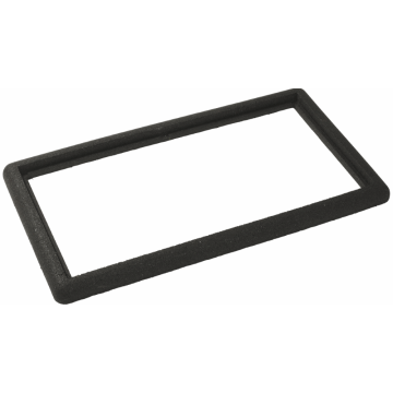 Black rubber border 90x50cm door foot grid 80x40cm or 2x 40x40cm