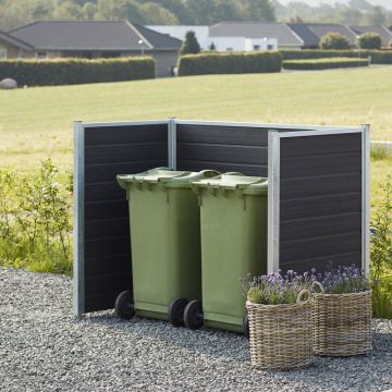 Cache poubelle - scellement dans le béton - ARTURA