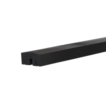 KLINK Middle Fence Capping Rail 174cm - Stained black