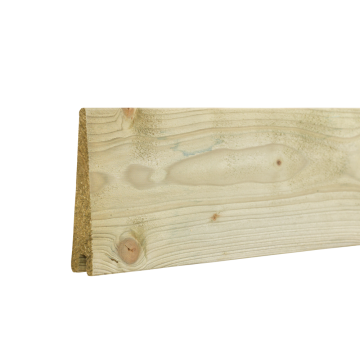 Wooden fence board for KLINK Garden fence Natural - 177x14cm