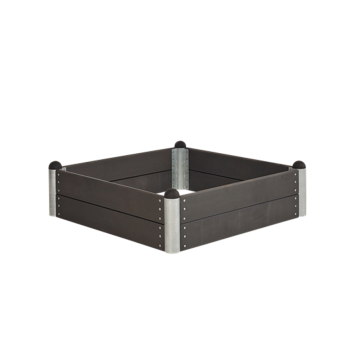 HENRIK BOE planter square model 16 - Anthracite - 138x138x36 cm