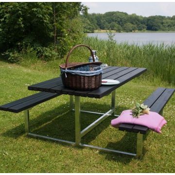 BASIC picknicktisch komplett - 177x160x73 cm