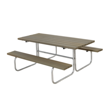 Picnic Table CLASSIC 177x155x75cm stained grey-green