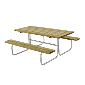 Picnic Table CLASSIC 177x155x75cm natural