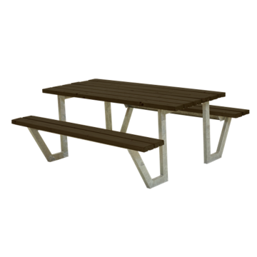 Tavolo da picnic Wega legno autoclave nero 