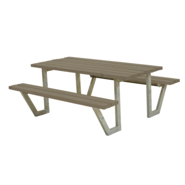 Picnic table WEGA - pressure treated wood grey-green