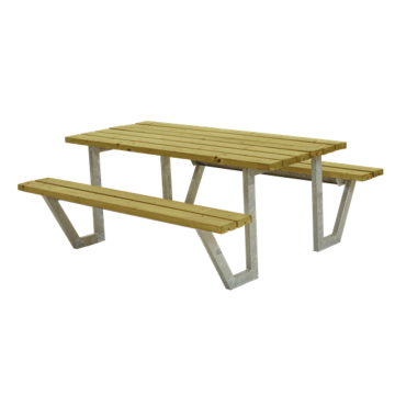 Table de picnic Wega, bois autoclave pin naturel.