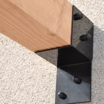 Wall bracket for pergola 145x145mm for timber 15 to 17cm - 2 pieces