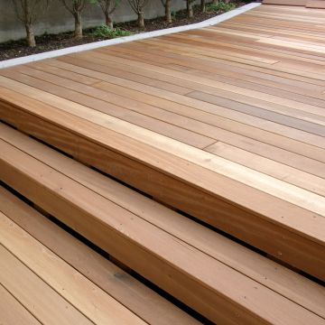 Tavole da decking Red BALAU 28x145mm Lunghezza 160 cm