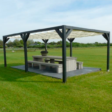 Retractable canopy 300x290cm - Off-White