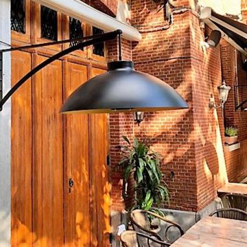 Heatsail DOME® wall mount electric patio heater