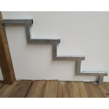 Steel Deck stair stringer 4 steps