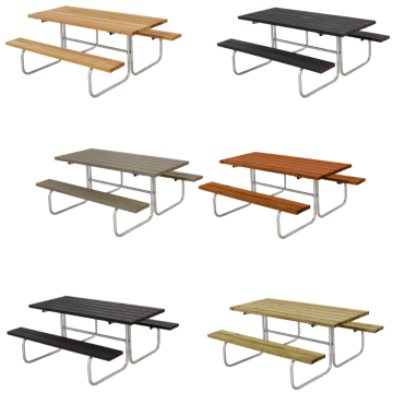 Modèles gamme Classic, table forestière