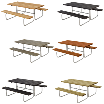 Picnic Table CLASSIC - 177cm - 6 to 8 seats