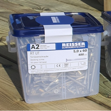 Decking screws stainless steel 5x60mm - Reisser RT UT A2 - 400pcs