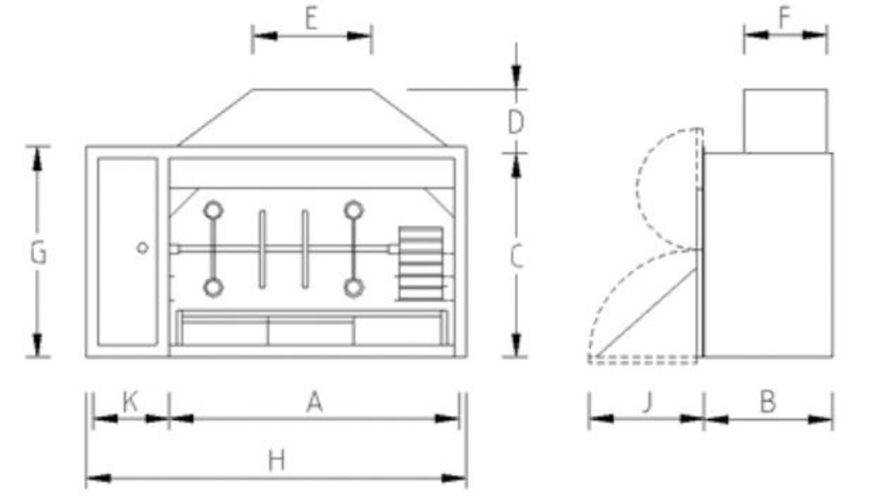 Drawing south-african Home Fires spitbraai BI1500XXL