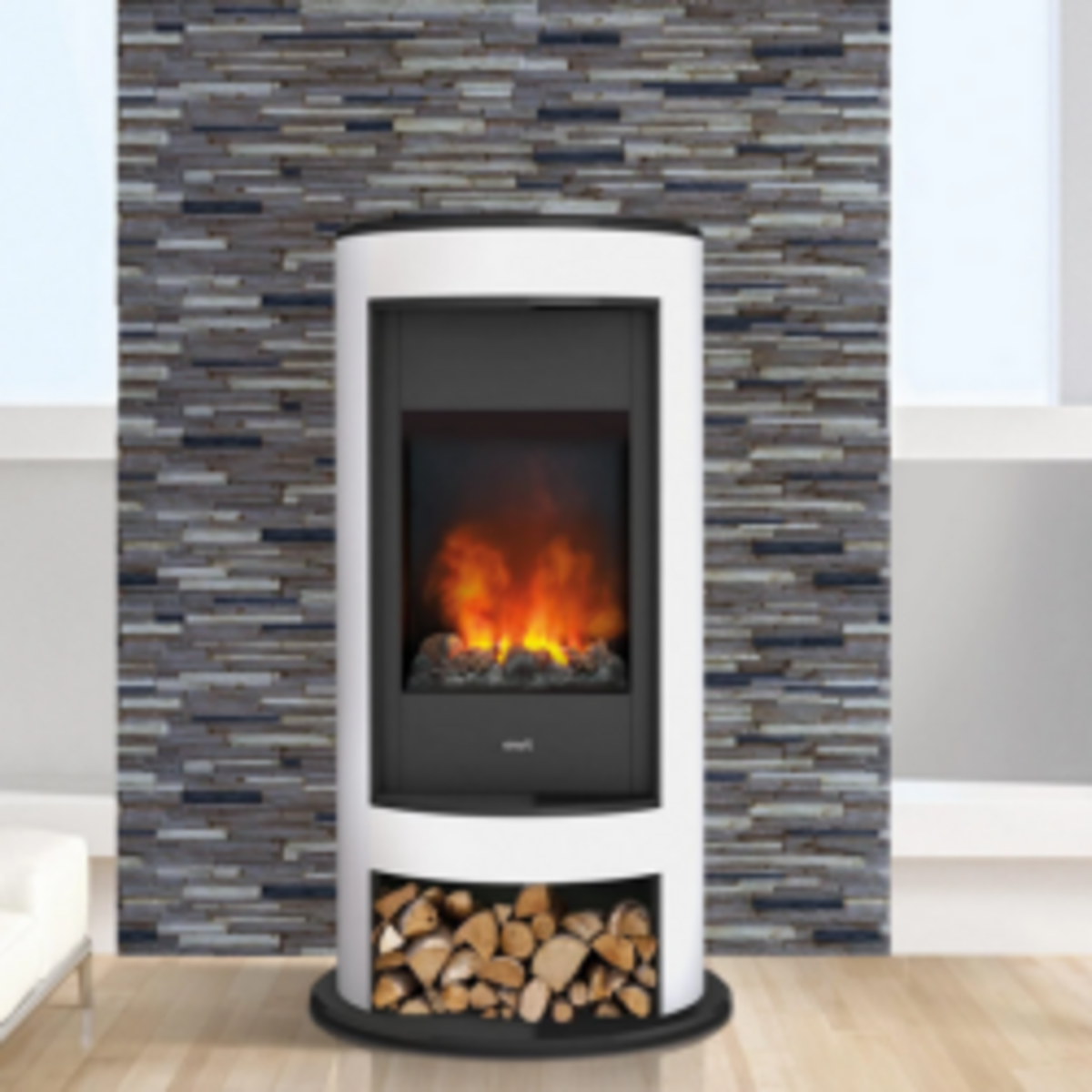 Electric stove fireplace