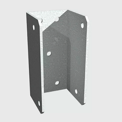 Steel mounting bracket for Deck stair stringer