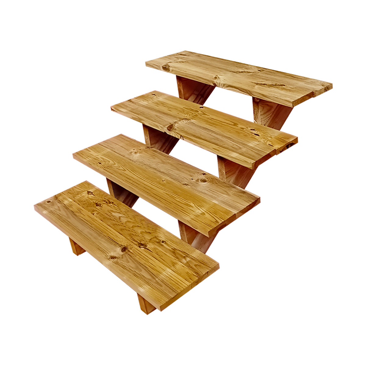 Scala in legno 4 gradini - h71cm