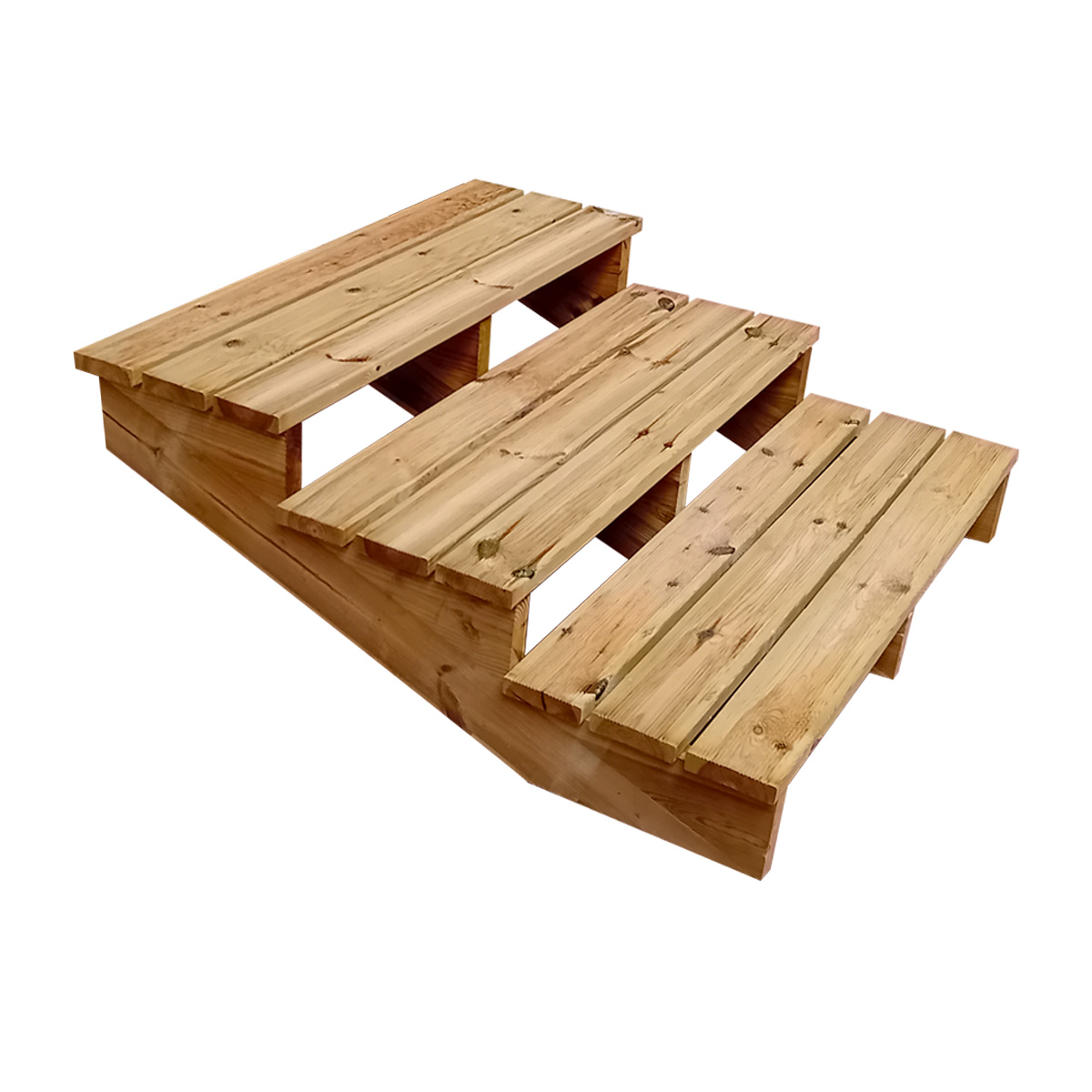 Escalier extérieur en bois autoclave avec marches XL