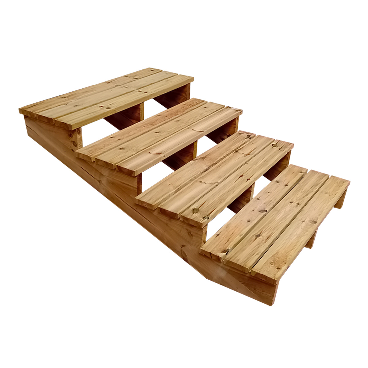 Escalier extérieur en bois autoclave avec marches XL
