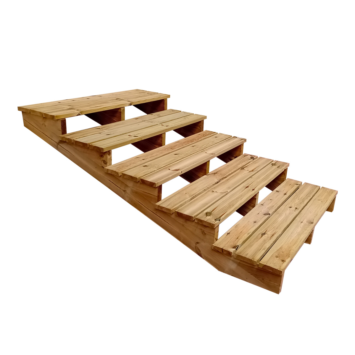 Escalier extérieur en bois autoclave avec marches XL