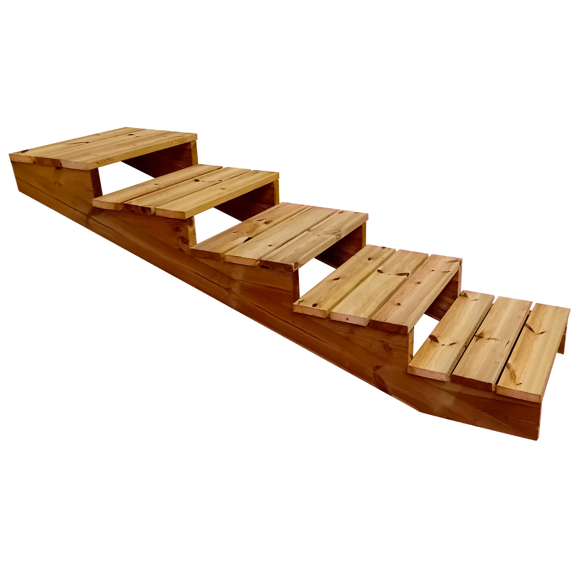 Escalier extérieur en bois autoclave avec marches XL